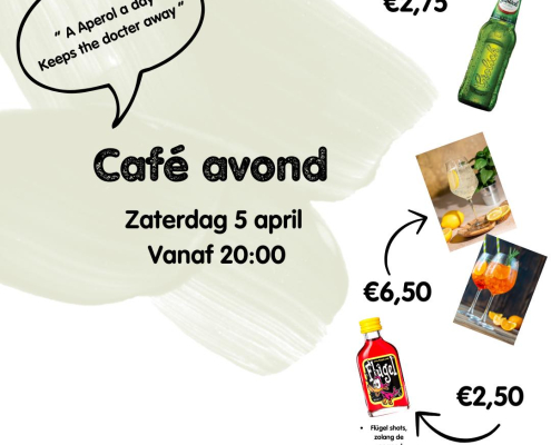 cafe avond bij restaurant baan, geesteren, bij borculo